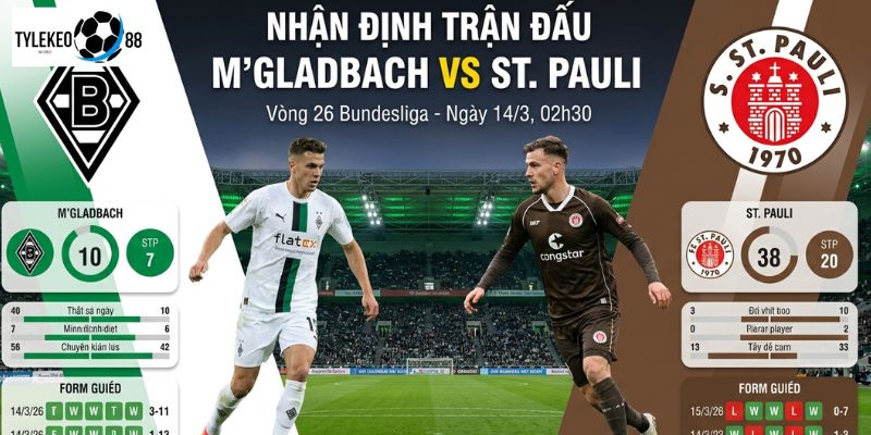 M'gladbach vs St. Pauli