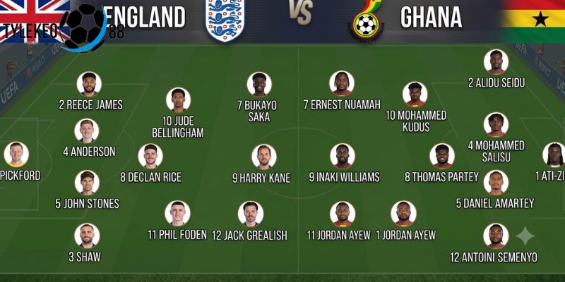Anh vs Ghana