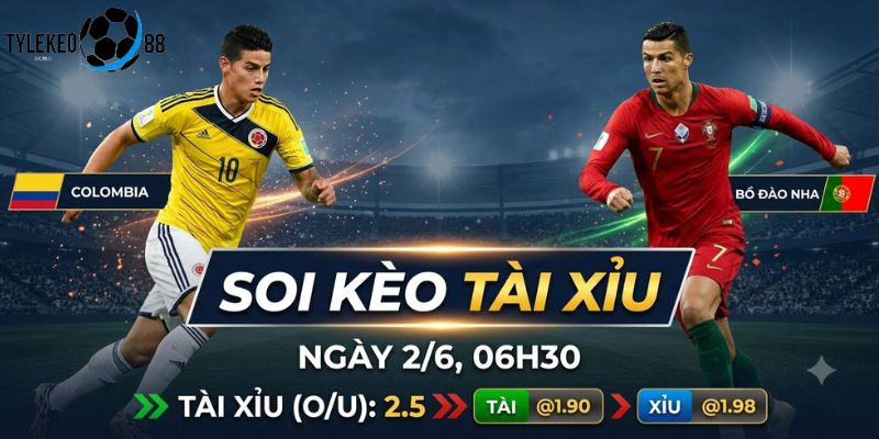 Colombia vs Bồ Đào Nha
