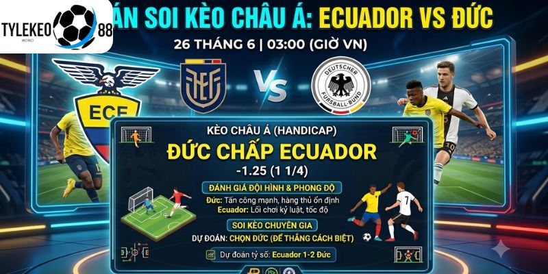 Ecuador vs Đức