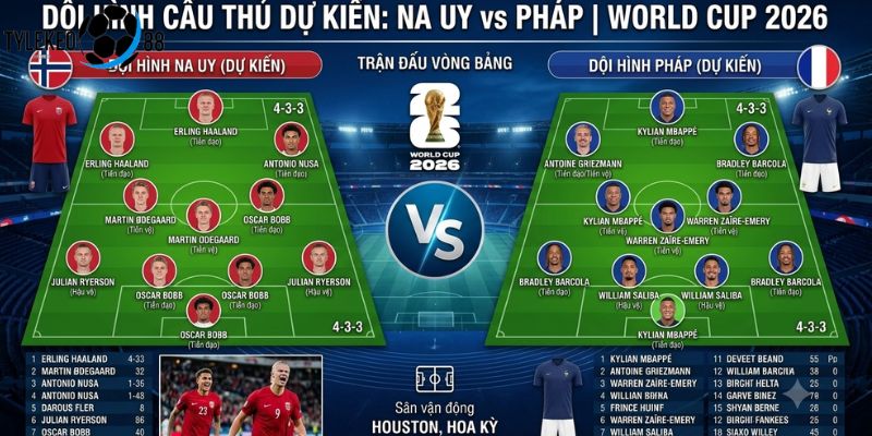 Na Uy vs Pháp