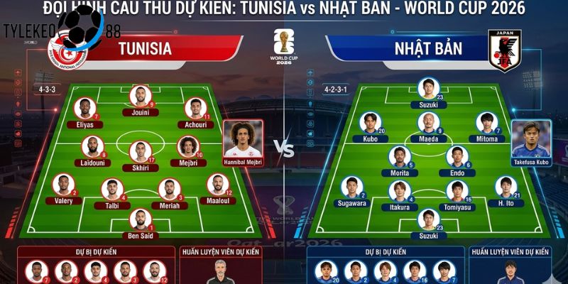 Tunisia vs Nhật Bản