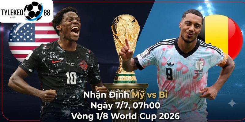 Mỹ vs Bỉ