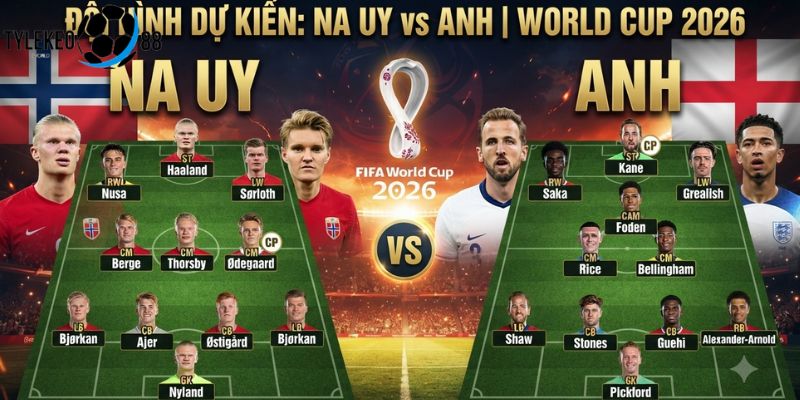 Na Uy vs Anh