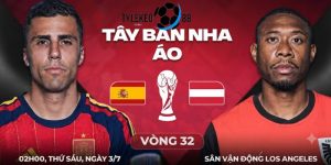 Tây Ban Nha vs Áo