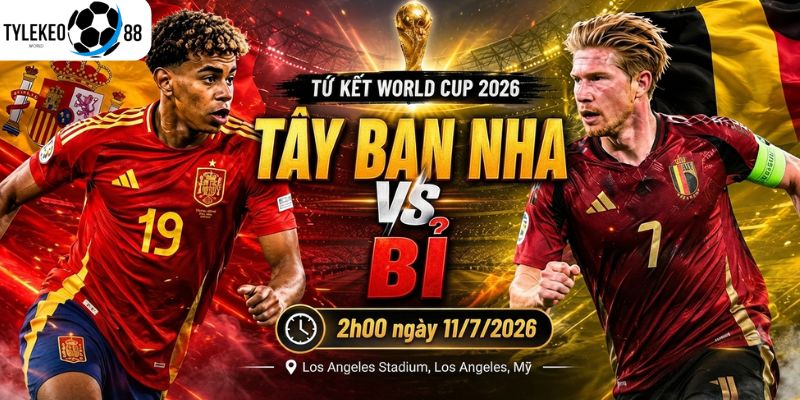 Tây Ban Nha vs Bỉ