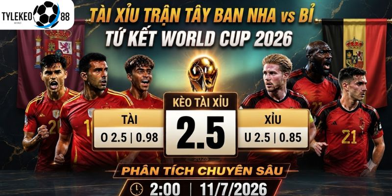 Tây Ban Nha vs Bỉ