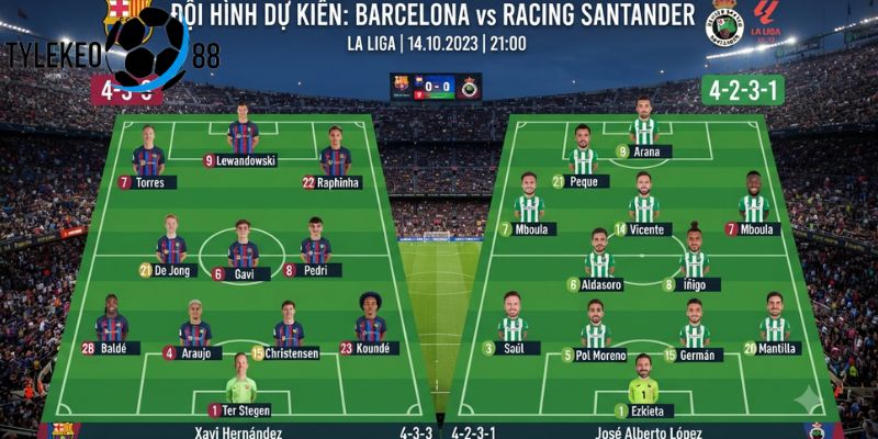 Barcelona vs Racing Santander